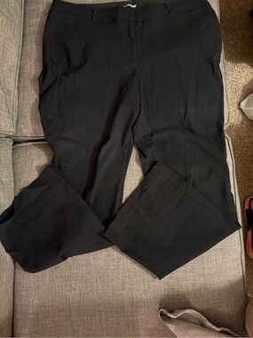 Black Women's Dress Pants - Classic Straight Fit